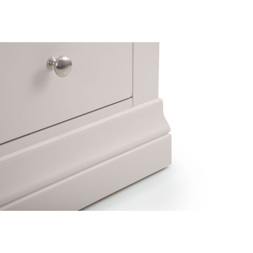 CLERMONT 4+3 DRAWER CHEST - LIGHT GREY - Living with Luxury