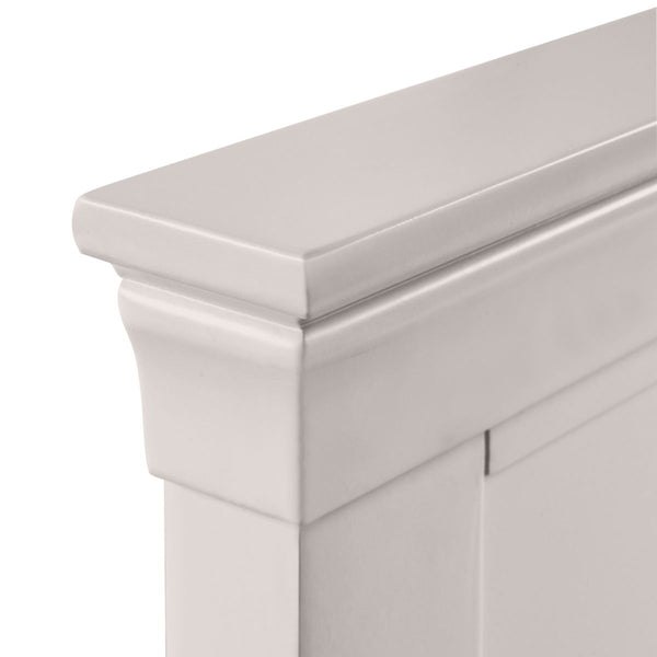 CLERMONT 150CM KING BED - LIGHT GREY - Living with Luxury
