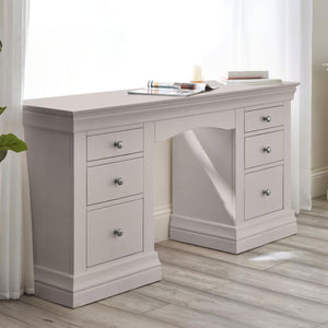 CLERMONT DRESSING TABLE - LIGHT GREY - Living with Luxury