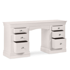 CLERMONT DRESSING TABLE - LIGHT GREY - Living with Luxury