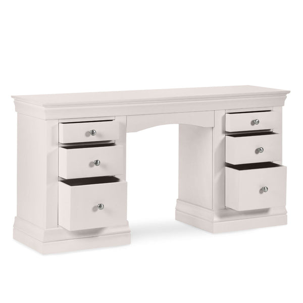 CLERMONT DRESSING TABLE - LIGHT GREY - Living with Luxury