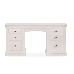 CLERMONT DRESSING TABLE - LIGHT GREY - Living with Luxury