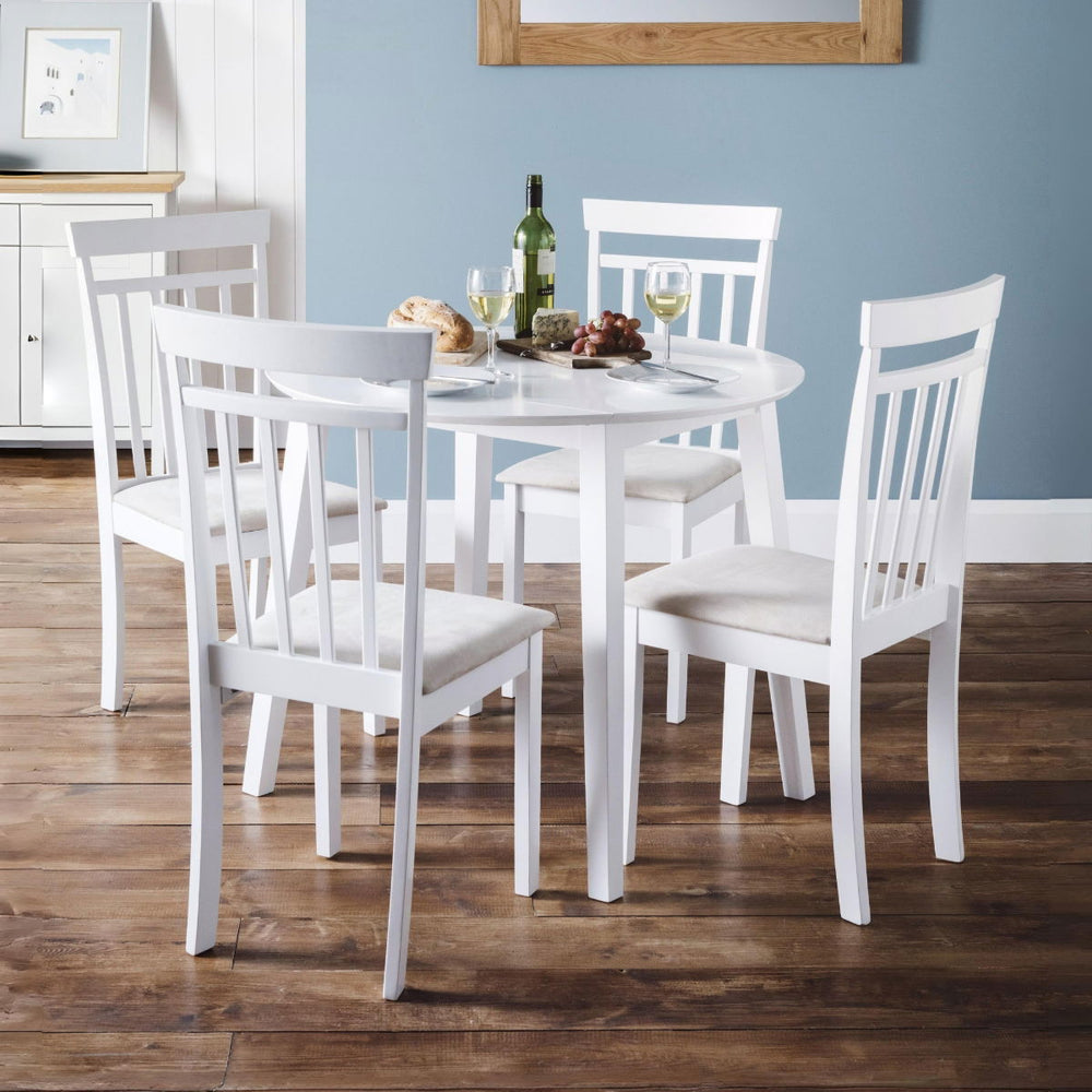 COAST WHITE DROPLEAF TABLE - Living with Luxury