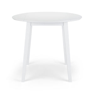 COAST WHITE DROPLEAF TABLE - Living with Luxury