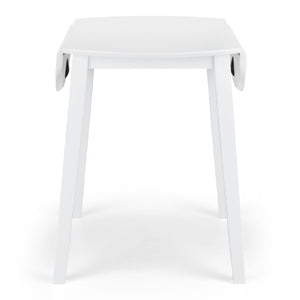COAST WHITE DROPLEAF TABLE - Living with Luxury