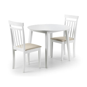 COAST WHITE DROPLEAF TABLE - Living with Luxury