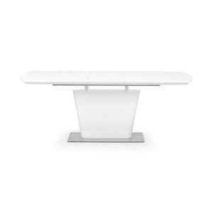 COMO HIGH GLOSS EXTENDING TABLE - WHITE - Living with Luxury