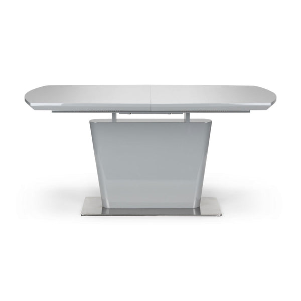 COMO HIGH GLOSS EXTENDING TABLE - GREY - Living with Luxury