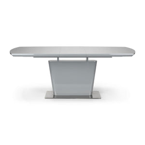 COMO HIGH GLOSS EXTENDING TABLE - GREY - Living with Luxury