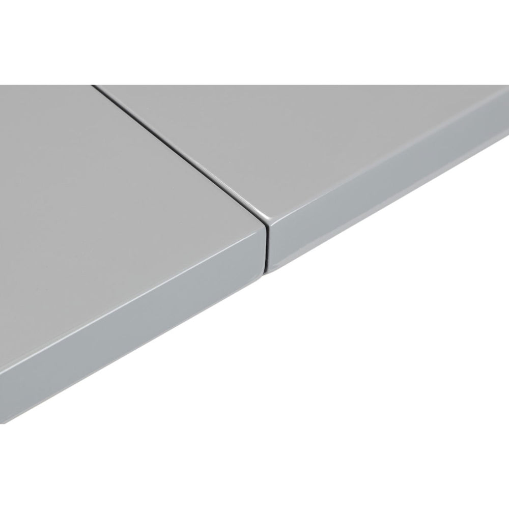 COMO HIGH GLOSS EXTENDING TABLE - GREY - Living with Luxury