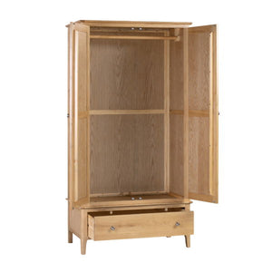 COTSWOLD 2 DOOR 1 DRAWER WARDROBE - Living with Luxury