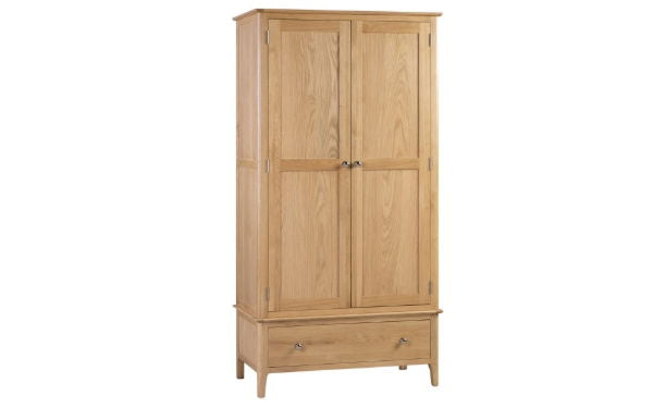 COTSWOLD 2 DOOR 1 DRAWER WARDROBE - Living with Luxury