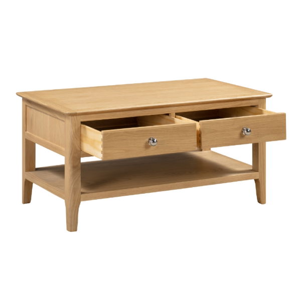 COTSWOLD COFFEE TABLE WITH 2 DRAWERS - Living with Luxury