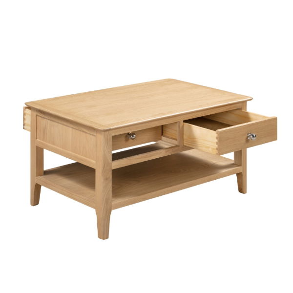 COTSWOLD COFFEE TABLE WITH 2 DRAWERS - Living with Luxury
