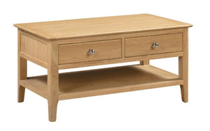COTSWOLD COFFEE TABLE WITH 2 DRAWERS - Living with Luxury