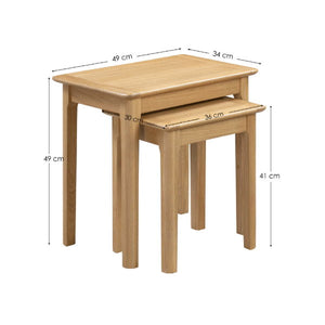 COTSWOLD NEST OF 2 TABLES - Living with Luxury