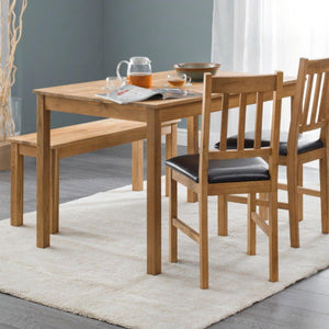 COXMOOR SQUARE DINING TABLE 75CM - OAK - Living with Luxury