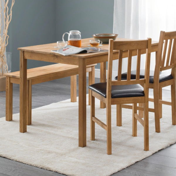 COXMOOR SQUARE DINING TABLE 75CM - OAK - Living with Luxury