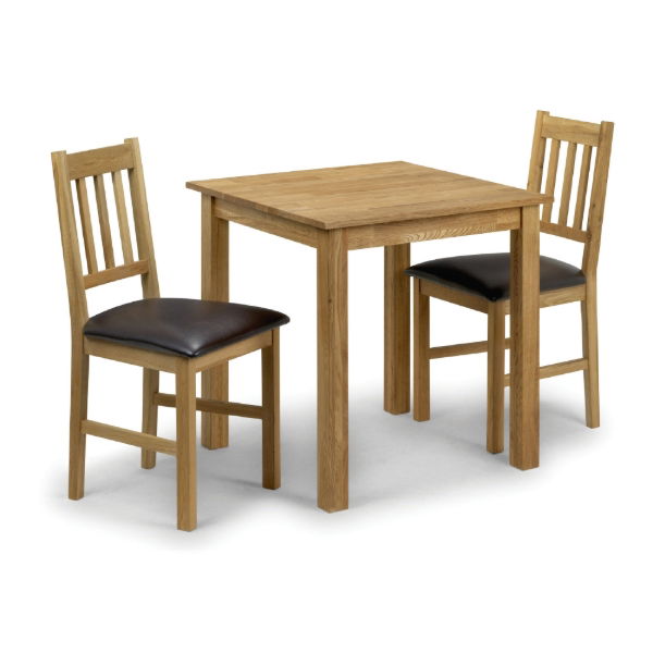 COXMOOR SQUARE DINING TABLE 75CM - OAK - Living with Luxury