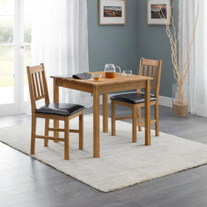 COXMOOR SQUARE DINING TABLE 75CM - OAK - Living with Luxury