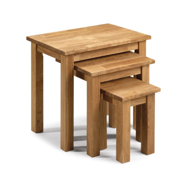 COXMOOR NEST OF 3 TABLES - OAK - Living with Luxury
