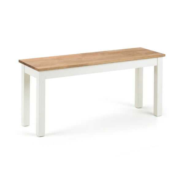 COXMOOR BENCH - IVORY & OAK - Living with Luxury