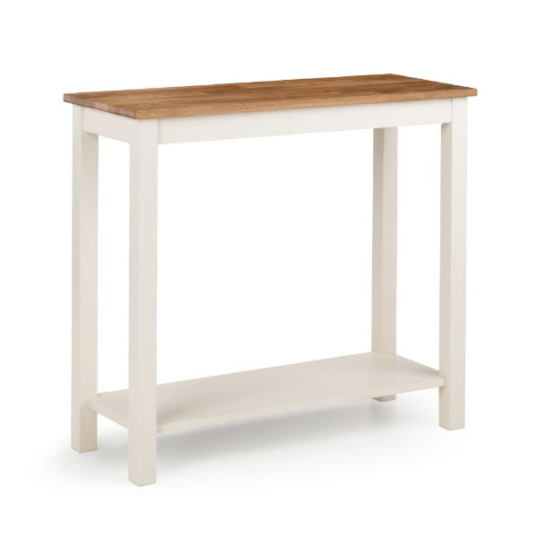 COXMOOR CONSOLE TABLE 90CM - IVORY & OAK - Living with Luxury