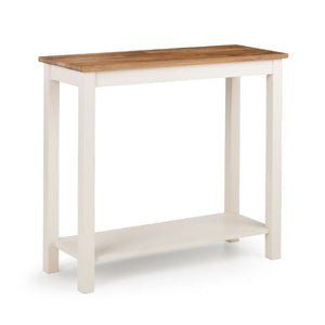 COXMOOR CONSOLE TABLE 90CM - IVORY & OAK - Living with Luxury