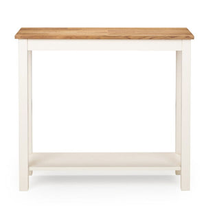 COXMOOR CONSOLE TABLE 90CM - IVORY & OAK - Living with Luxury