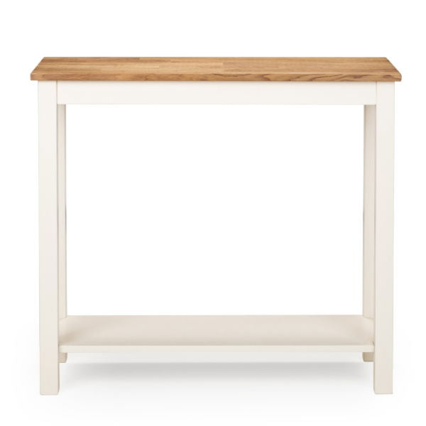 COXMOOR CONSOLE TABLE 90CM - IVORY & OAK - Living with Luxury