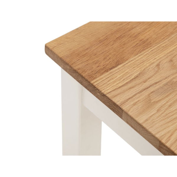 COXMOOR CONSOLE TABLE 90CM - IVORY & OAK - Living with Luxury