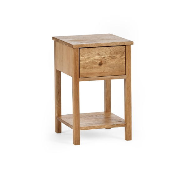 COXMOOR 1 DRAWER BEDSIDE - OAK - Living with Luxury
