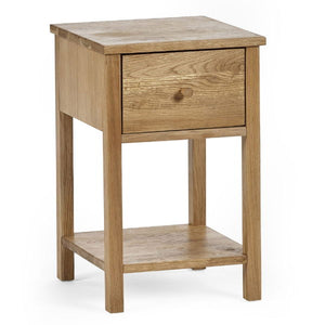 COXMOOR 1 DRAWER BEDSIDE - OAK - Living with Luxury