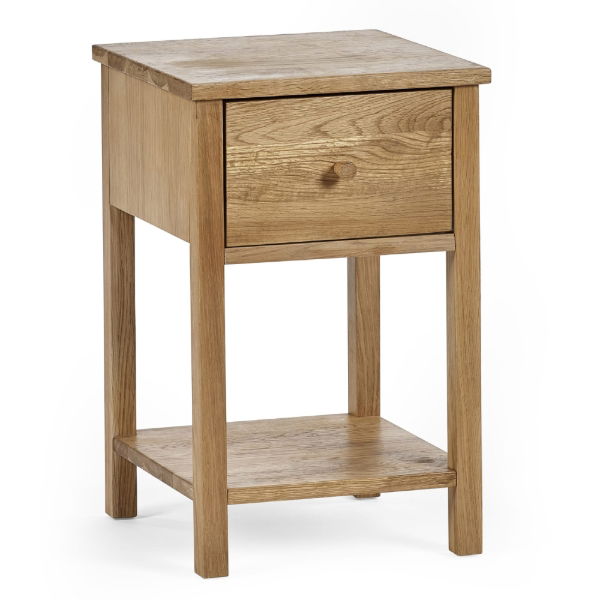 COXMOOR 1 DRAWER BEDSIDE - OAK - Living with Luxury