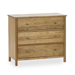 COXMOOR 3 DRAWER CHEST - OAK - Living with Luxury