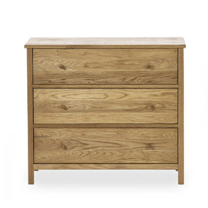 COXMOOR 3 DRAWER CHEST - OAK - Living with Luxury