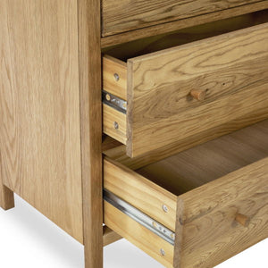 COXMOOR 3 DRAWER CHEST - OAK - Living with Luxury