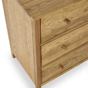 COXMOOR 3 DRAWER CHEST - OAK - Living with Luxury
