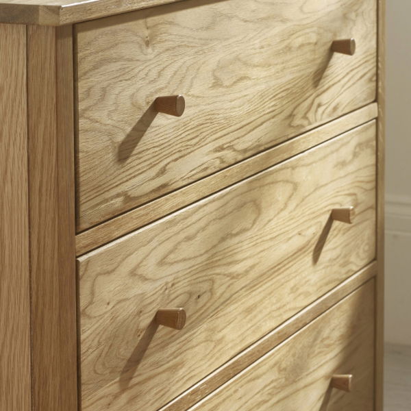 COXMOOR 3 DRAWER CHEST - OAK - Living with Luxury