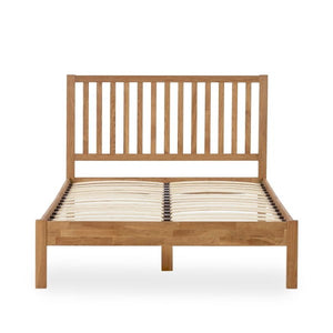 COXMOOR 135CM BED - IVORY & OAK - Living with Luxury