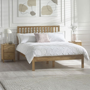 COXMOOR 135CM BED - OAK - Living with Luxury