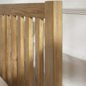 COXMOOR 135CM BED - OAK - Living with Luxury