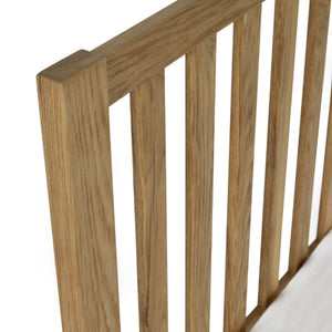 COXMOOR 150CM BED - OAK - Living with Luxury