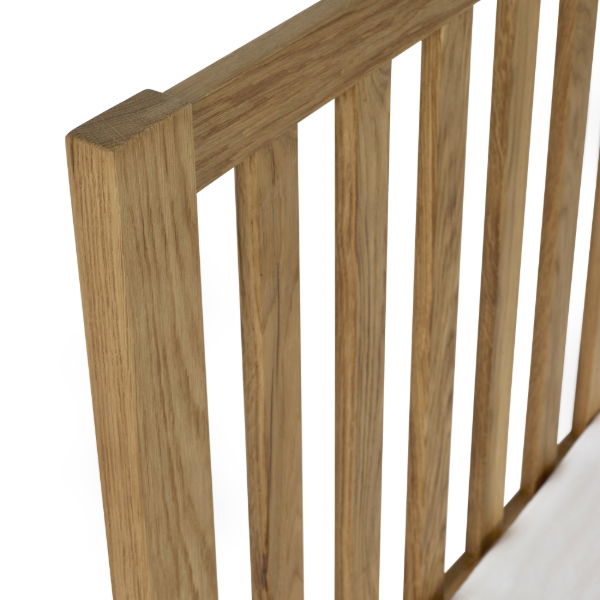 COXMOOR 150CM BED - OAK - Living with Luxury