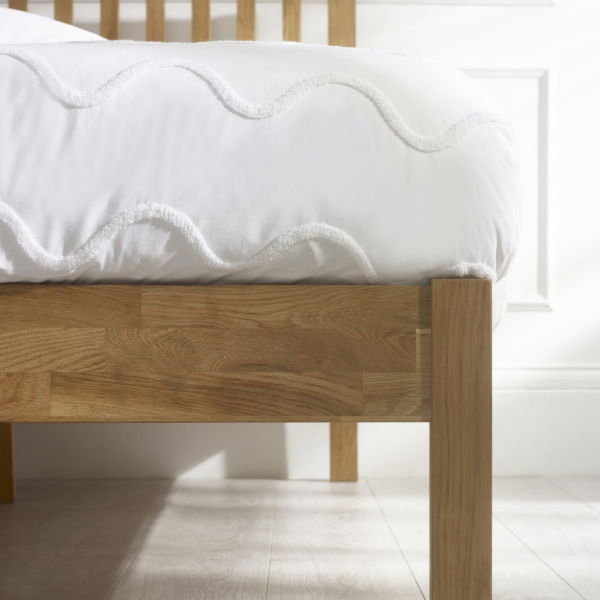 COXMOOR 150CM BED - OAK - Living with Luxury