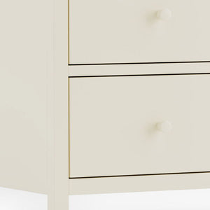 COXMOOR 3 DRAWER CHEST - IVORY & OAK - Living with Luxury