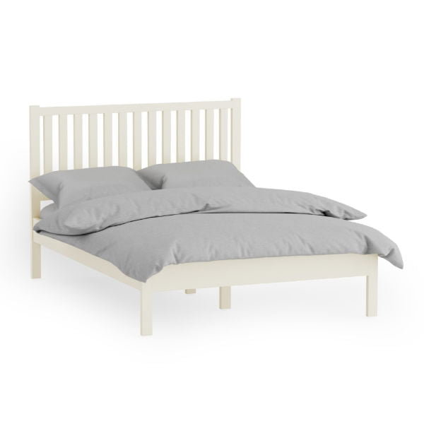 COXMOOR 150CM BED - IVORY & OAK - Living with Luxury