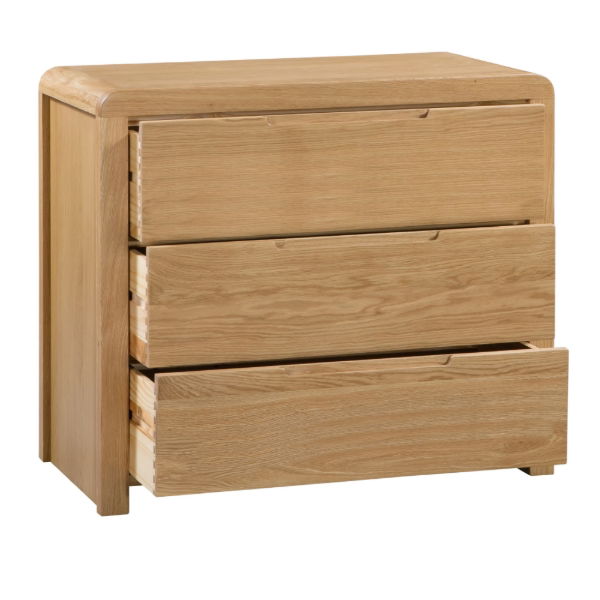 CURVE 3 DRAWER CHEST ASS - Living with Luxury