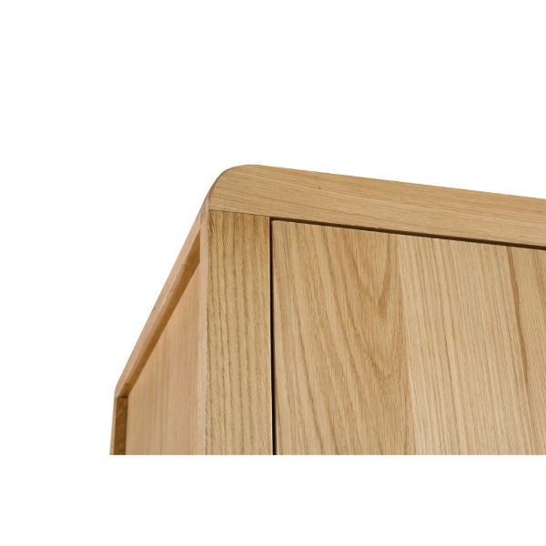 CURVE 2 DOOR 1 DRAWER WARDROBE - Living with Luxury