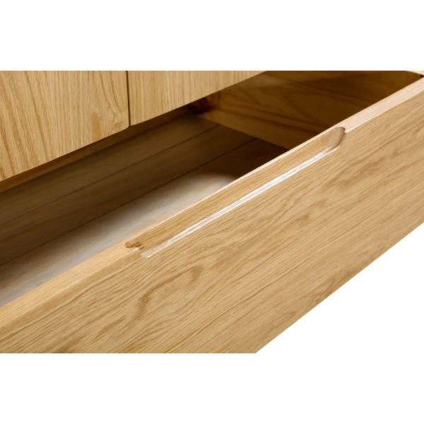 CURVE 2 DOOR 1 DRAWER WARDROBE - Living with Luxury